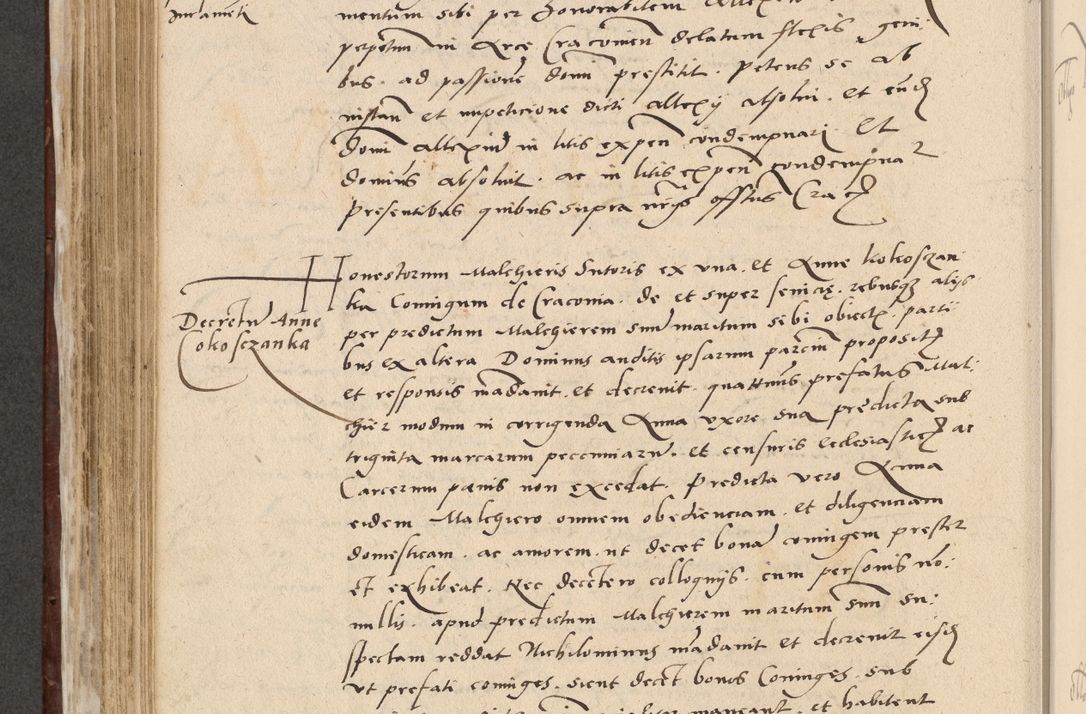 Zdjęcie nr 453 dla obiektu archiwalnego: Acta actorum causarum, sentenciarum et obligationum coram reverendo patre domino Paulo Crassowski Warscheviensi et Omnium Sanctorum preposito, canonico et officiali in spiritualibus generali Cracoviensi ad annum Domini millesimum quingentesimum quadragesimum primum, cuius indicio est quatuor decima, pontificatu (sic!) sanctissimi in Christo patris et domini nostri domini Pauli divina providencia pape tercii,, anno septimo, a die ac mense infrascriptis feliciter continuantur