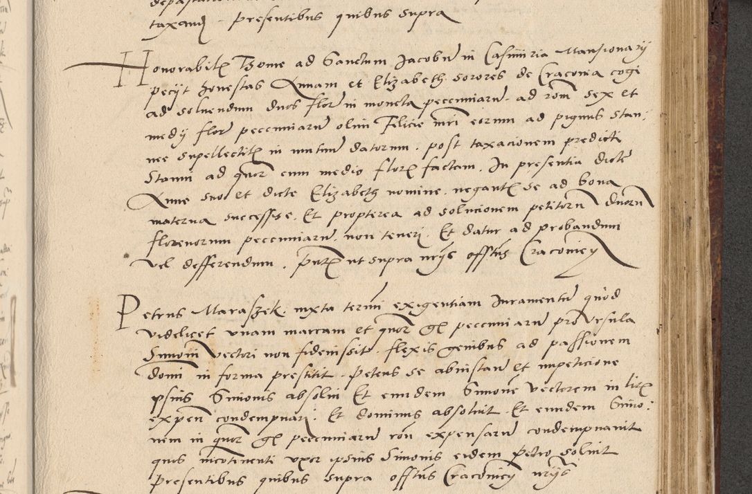 Zdjęcie nr 448 dla obiektu archiwalnego: Acta actorum causarum, sentenciarum et obligationum coram reverendo patre domino Paulo Crassowski Warscheviensi et Omnium Sanctorum preposito, canonico et officiali in spiritualibus generali Cracoviensi ad annum Domini millesimum quingentesimum quadragesimum primum, cuius indicio est quatuor decima, pontificatu (sic!) sanctissimi in Christo patris et domini nostri domini Pauli divina providencia pape tercii,, anno septimo, a die ac mense infrascriptis feliciter continuantur