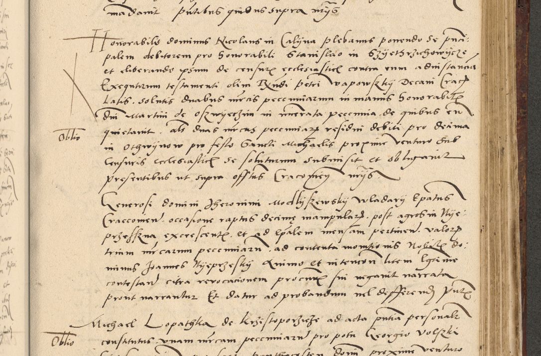 Zdjęcie nr 440 dla obiektu archiwalnego: Acta actorum causarum, sentenciarum et obligationum coram reverendo patre domino Paulo Crassowski Warscheviensi et Omnium Sanctorum preposito, canonico et officiali in spiritualibus generali Cracoviensi ad annum Domini millesimum quingentesimum quadragesimum primum, cuius indicio est quatuor decima, pontificatu (sic!) sanctissimi in Christo patris et domini nostri domini Pauli divina providencia pape tercii,, anno septimo, a die ac mense infrascriptis feliciter continuantur