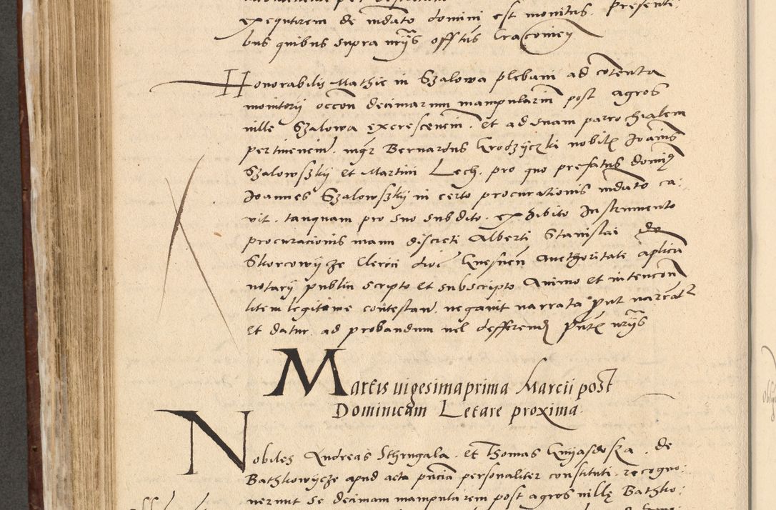 Zdjęcie nr 435 dla obiektu archiwalnego: Acta actorum causarum, sentenciarum et obligationum coram reverendo patre domino Paulo Crassowski Warscheviensi et Omnium Sanctorum preposito, canonico et officiali in spiritualibus generali Cracoviensi ad annum Domini millesimum quingentesimum quadragesimum primum, cuius indicio est quatuor decima, pontificatu (sic!) sanctissimi in Christo patris et domini nostri domini Pauli divina providencia pape tercii,, anno septimo, a die ac mense infrascriptis feliciter continuantur