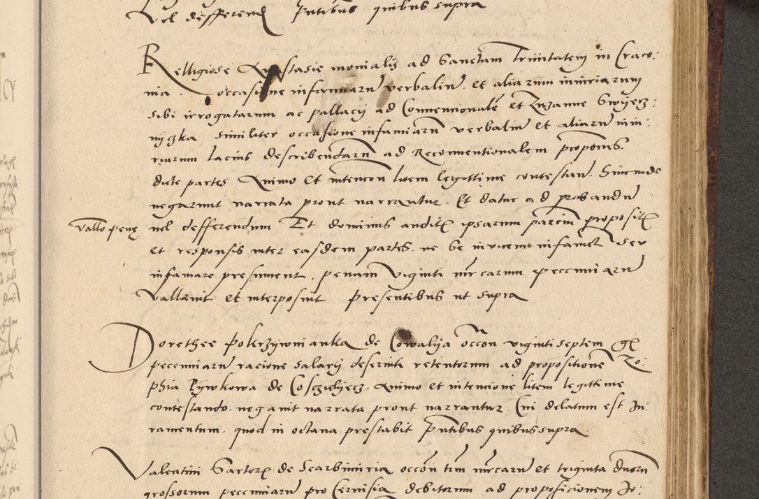 Zdjęcie nr 430 dla obiektu archiwalnego: Acta actorum causarum, sentenciarum et obligationum coram reverendo patre domino Paulo Crassowski Warscheviensi et Omnium Sanctorum preposito, canonico et officiali in spiritualibus generali Cracoviensi ad annum Domini millesimum quingentesimum quadragesimum primum, cuius indicio est quatuor decima, pontificatu (sic!) sanctissimi in Christo patris et domini nostri domini Pauli divina providencia pape tercii,, anno septimo, a die ac mense infrascriptis feliciter continuantur