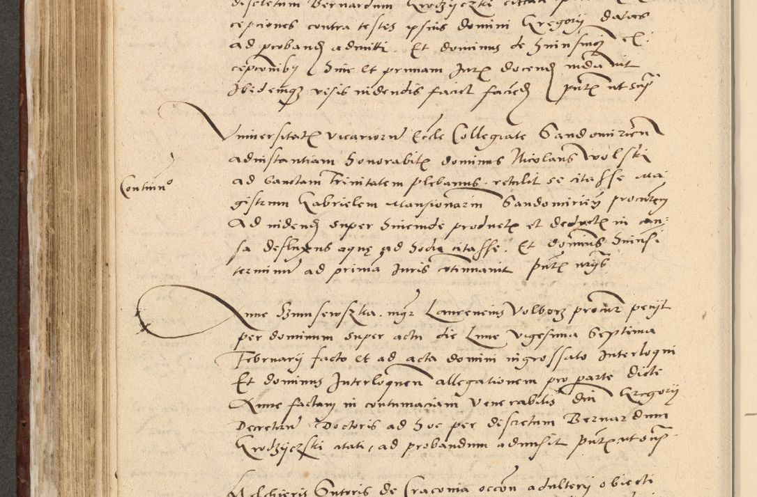 Zdjęcie nr 425 dla obiektu archiwalnego: Acta actorum causarum, sentenciarum et obligationum coram reverendo patre domino Paulo Crassowski Warscheviensi et Omnium Sanctorum preposito, canonico et officiali in spiritualibus generali Cracoviensi ad annum Domini millesimum quingentesimum quadragesimum primum, cuius indicio est quatuor decima, pontificatu (sic!) sanctissimi in Christo patris et domini nostri domini Pauli divina providencia pape tercii,, anno septimo, a die ac mense infrascriptis feliciter continuantur