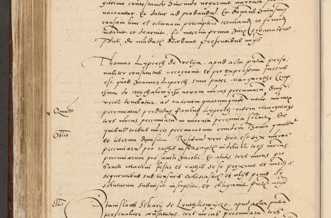 Zdjęcie nr 423 dla obiektu archiwalnego: Acta actorum causarum, sentenciarum et obligationum coram reverendo patre domino Paulo Crassowski Warscheviensi et Omnium Sanctorum preposito, canonico et officiali in spiritualibus generali Cracoviensi ad annum Domini millesimum quingentesimum quadragesimum primum, cuius indicio est quatuor decima, pontificatu (sic!) sanctissimi in Christo patris et domini nostri domini Pauli divina providencia pape tercii,, anno septimo, a die ac mense infrascriptis feliciter continuantur