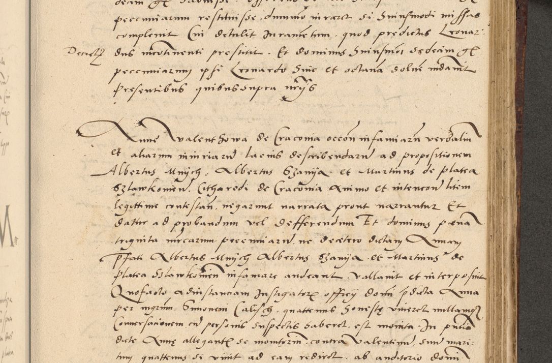 Zdjęcie nr 422 dla obiektu archiwalnego: Acta actorum causarum, sentenciarum et obligationum coram reverendo patre domino Paulo Crassowski Warscheviensi et Omnium Sanctorum preposito, canonico et officiali in spiritualibus generali Cracoviensi ad annum Domini millesimum quingentesimum quadragesimum primum, cuius indicio est quatuor decima, pontificatu (sic!) sanctissimi in Christo patris et domini nostri domini Pauli divina providencia pape tercii,, anno septimo, a die ac mense infrascriptis feliciter continuantur