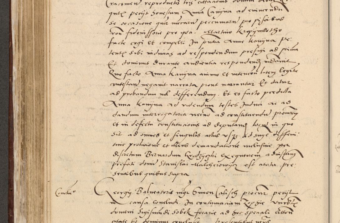 Zdjęcie nr 417 dla obiektu archiwalnego: Acta actorum causarum, sentenciarum et obligationum coram reverendo patre domino Paulo Crassowski Warscheviensi et Omnium Sanctorum preposito, canonico et officiali in spiritualibus generali Cracoviensi ad annum Domini millesimum quingentesimum quadragesimum primum, cuius indicio est quatuor decima, pontificatu (sic!) sanctissimi in Christo patris et domini nostri domini Pauli divina providencia pape tercii,, anno septimo, a die ac mense infrascriptis feliciter continuantur