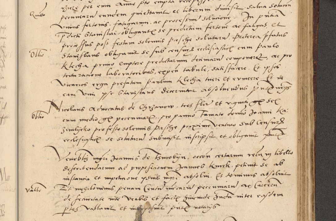 Zdjęcie nr 416 dla obiektu archiwalnego: Acta actorum causarum, sentenciarum et obligationum coram reverendo patre domino Paulo Crassowski Warscheviensi et Omnium Sanctorum preposito, canonico et officiali in spiritualibus generali Cracoviensi ad annum Domini millesimum quingentesimum quadragesimum primum, cuius indicio est quatuor decima, pontificatu (sic!) sanctissimi in Christo patris et domini nostri domini Pauli divina providencia pape tercii,, anno septimo, a die ac mense infrascriptis feliciter continuantur