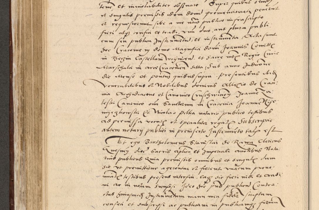 Zdjęcie nr 411 dla obiektu archiwalnego: Acta actorum causarum, sentenciarum et obligationum coram reverendo patre domino Paulo Crassowski Warscheviensi et Omnium Sanctorum preposito, canonico et officiali in spiritualibus generali Cracoviensi ad annum Domini millesimum quingentesimum quadragesimum primum, cuius indicio est quatuor decima, pontificatu (sic!) sanctissimi in Christo patris et domini nostri domini Pauli divina providencia pape tercii,, anno septimo, a die ac mense infrascriptis feliciter continuantur