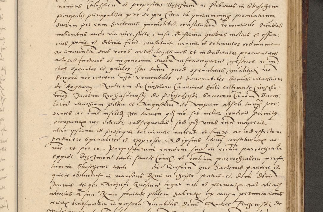 Zdjęcie nr 412 dla obiektu archiwalnego: Acta actorum causarum, sentenciarum et obligationum coram reverendo patre domino Paulo Crassowski Warscheviensi et Omnium Sanctorum preposito, canonico et officiali in spiritualibus generali Cracoviensi ad annum Domini millesimum quingentesimum quadragesimum primum, cuius indicio est quatuor decima, pontificatu (sic!) sanctissimi in Christo patris et domini nostri domini Pauli divina providencia pape tercii,, anno septimo, a die ac mense infrascriptis feliciter continuantur