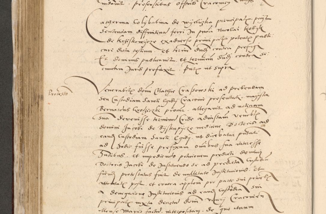 Zdjęcie nr 605 dla obiektu archiwalnego: Acta actorum causarum, sentenciarum et obligationum coram reverendo patre domino Paulo Crassowski Warscheviensi et Omnium Sanctorum preposito, canonico et officiali in spiritualibus generali Cracoviensi ad annum Domini millesimum quingentesimum quadragesimum primum, cuius indicio est quatuor decima, pontificatu (sic!) sanctissimi in Christo patris et domini nostri domini Pauli divina providencia pape tercii,, anno septimo, a die ac mense infrascriptis feliciter continuantur