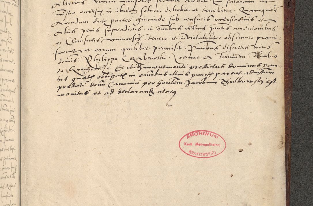 Zdjęcie nr 790 dla obiektu archiwalnego: Acta actorum causarum, sentenciarum et obligationum coram reverendo patre domino Paulo Crassowski Warscheviensi et Omnium Sanctorum preposito, canonico et officiali in spiritualibus generali Cracoviensi ad annum Domini millesimum quingentesimum quadragesimum primum, cuius indicio est quatuor decima, pontificatu (sic!) sanctissimi in Christo patris et domini nostri domini Pauli divina providencia pape tercii,, anno septimo, a die ac mense infrascriptis feliciter continuantur