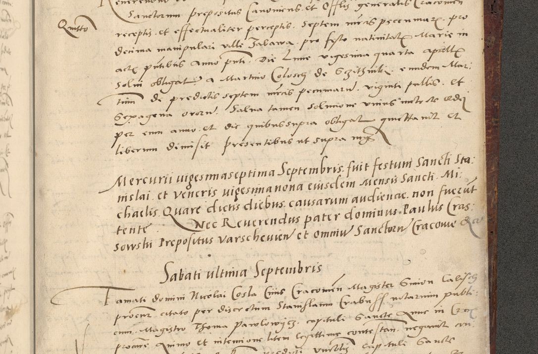 Zdjęcie nr 788 dla obiektu archiwalnego: Acta actorum causarum, sentenciarum et obligationum coram reverendo patre domino Paulo Crassowski Warscheviensi et Omnium Sanctorum preposito, canonico et officiali in spiritualibus generali Cracoviensi ad annum Domini millesimum quingentesimum quadragesimum primum, cuius indicio est quatuor decima, pontificatu (sic!) sanctissimi in Christo patris et domini nostri domini Pauli divina providencia pape tercii,, anno septimo, a die ac mense infrascriptis feliciter continuantur