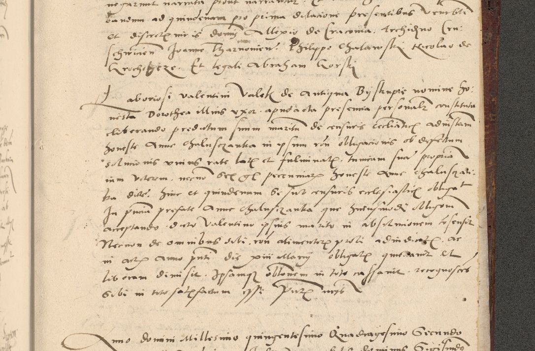 Zdjęcie nr 782 dla obiektu archiwalnego: Acta actorum causarum, sentenciarum et obligationum coram reverendo patre domino Paulo Crassowski Warscheviensi et Omnium Sanctorum preposito, canonico et officiali in spiritualibus generali Cracoviensi ad annum Domini millesimum quingentesimum quadragesimum primum, cuius indicio est quatuor decima, pontificatu (sic!) sanctissimi in Christo patris et domini nostri domini Pauli divina providencia pape tercii,, anno septimo, a die ac mense infrascriptis feliciter continuantur