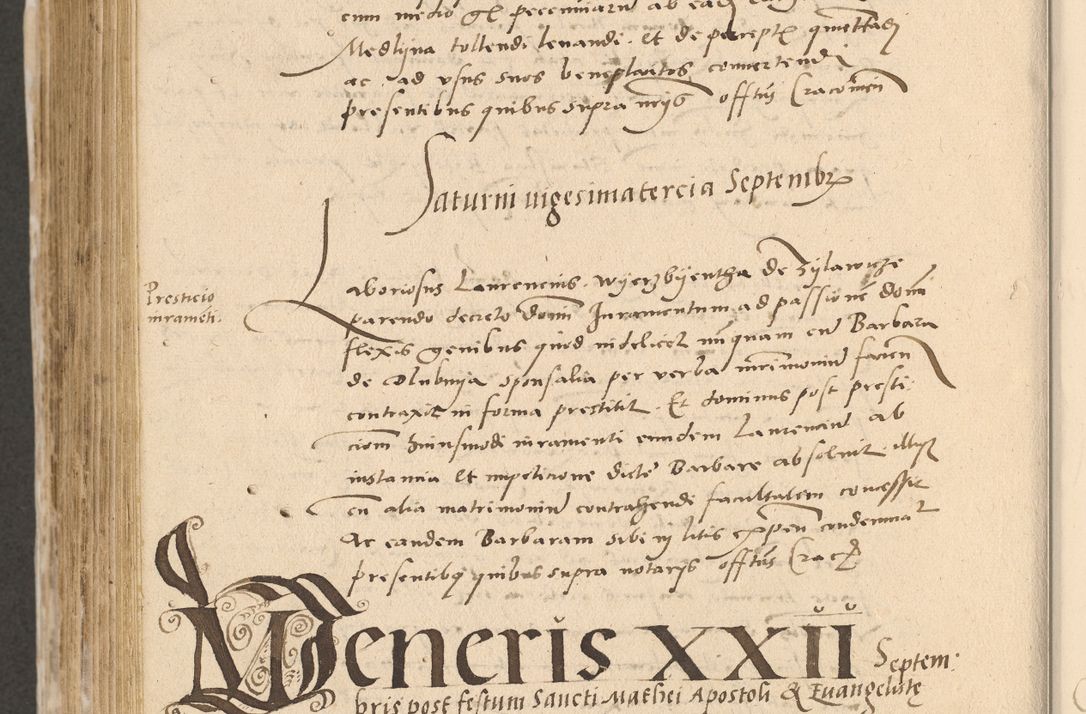 Zdjęcie nr 781 dla obiektu archiwalnego: Acta actorum causarum, sentenciarum et obligationum coram reverendo patre domino Paulo Crassowski Warscheviensi et Omnium Sanctorum preposito, canonico et officiali in spiritualibus generali Cracoviensi ad annum Domini millesimum quingentesimum quadragesimum primum, cuius indicio est quatuor decima, pontificatu (sic!) sanctissimi in Christo patris et domini nostri domini Pauli divina providencia pape tercii,, anno septimo, a die ac mense infrascriptis feliciter continuantur