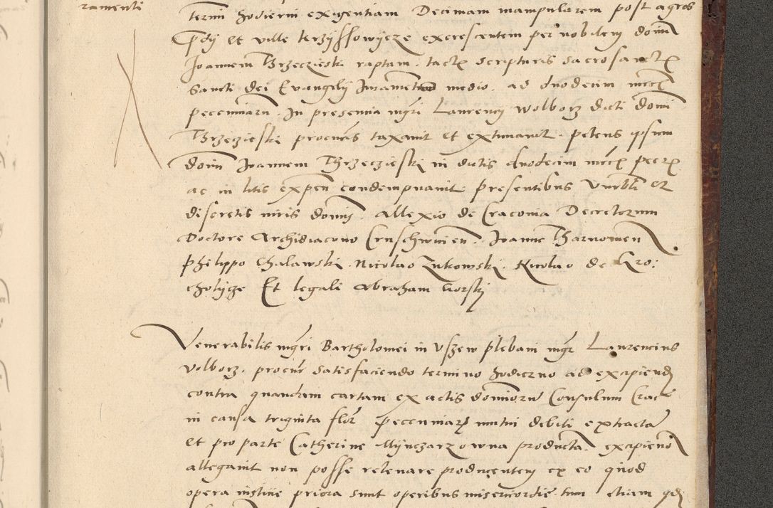 Zdjęcie nr 774 dla obiektu archiwalnego: Acta actorum causarum, sentenciarum et obligationum coram reverendo patre domino Paulo Crassowski Warscheviensi et Omnium Sanctorum preposito, canonico et officiali in spiritualibus generali Cracoviensi ad annum Domini millesimum quingentesimum quadragesimum primum, cuius indicio est quatuor decima, pontificatu (sic!) sanctissimi in Christo patris et domini nostri domini Pauli divina providencia pape tercii,, anno septimo, a die ac mense infrascriptis feliciter continuantur