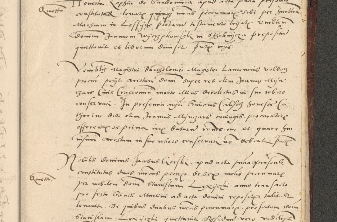 Zdjęcie nr 764 dla obiektu archiwalnego: Acta actorum causarum, sentenciarum et obligationum coram reverendo patre domino Paulo Crassowski Warscheviensi et Omnium Sanctorum preposito, canonico et officiali in spiritualibus generali Cracoviensi ad annum Domini millesimum quingentesimum quadragesimum primum, cuius indicio est quatuor decima, pontificatu (sic!) sanctissimi in Christo patris et domini nostri domini Pauli divina providencia pape tercii,, anno septimo, a die ac mense infrascriptis feliciter continuantur