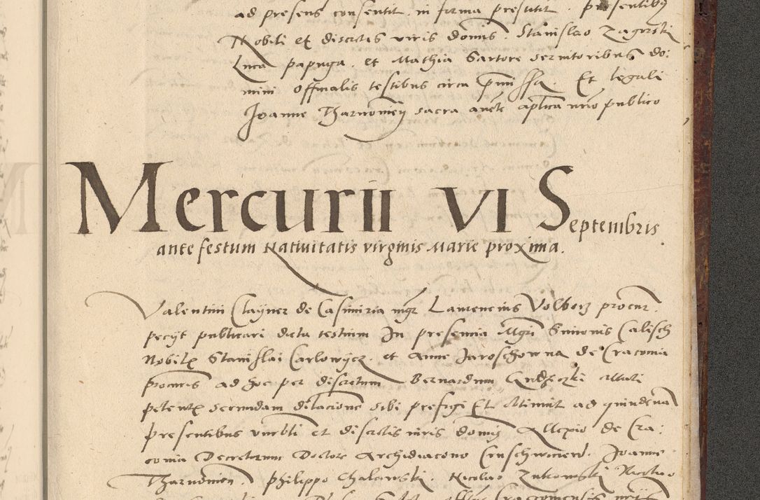Zdjęcie nr 760 dla obiektu archiwalnego: Acta actorum causarum, sentenciarum et obligationum coram reverendo patre domino Paulo Crassowski Warscheviensi et Omnium Sanctorum preposito, canonico et officiali in spiritualibus generali Cracoviensi ad annum Domini millesimum quingentesimum quadragesimum primum, cuius indicio est quatuor decima, pontificatu (sic!) sanctissimi in Christo patris et domini nostri domini Pauli divina providencia pape tercii,, anno septimo, a die ac mense infrascriptis feliciter continuantur