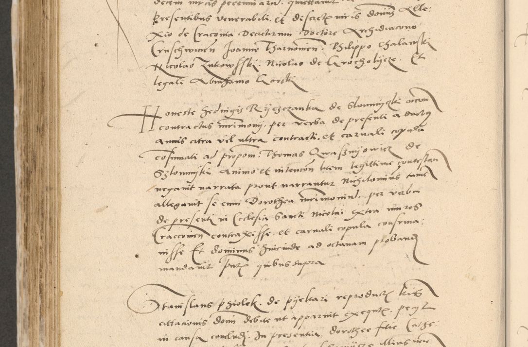Zdjęcie nr 755 dla obiektu archiwalnego: Acta actorum causarum, sentenciarum et obligationum coram reverendo patre domino Paulo Crassowski Warscheviensi et Omnium Sanctorum preposito, canonico et officiali in spiritualibus generali Cracoviensi ad annum Domini millesimum quingentesimum quadragesimum primum, cuius indicio est quatuor decima, pontificatu (sic!) sanctissimi in Christo patris et domini nostri domini Pauli divina providencia pape tercii,, anno septimo, a die ac mense infrascriptis feliciter continuantur