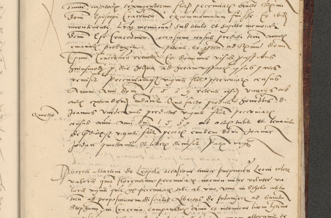 Zdjęcie nr 752 dla obiektu archiwalnego: Acta actorum causarum, sentenciarum et obligationum coram reverendo patre domino Paulo Crassowski Warscheviensi et Omnium Sanctorum preposito, canonico et officiali in spiritualibus generali Cracoviensi ad annum Domini millesimum quingentesimum quadragesimum primum, cuius indicio est quatuor decima, pontificatu (sic!) sanctissimi in Christo patris et domini nostri domini Pauli divina providencia pape tercii,, anno septimo, a die ac mense infrascriptis feliciter continuantur