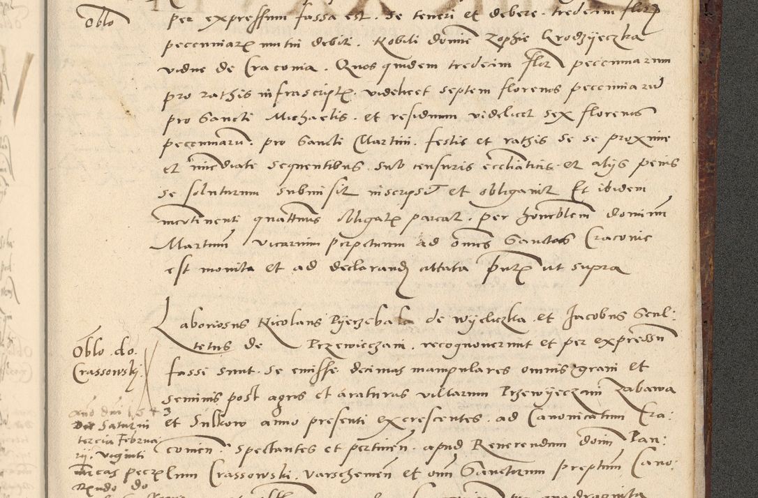 Zdjęcie nr 738 dla obiektu archiwalnego: Acta actorum causarum, sentenciarum et obligationum coram reverendo patre domino Paulo Crassowski Warscheviensi et Omnium Sanctorum preposito, canonico et officiali in spiritualibus generali Cracoviensi ad annum Domini millesimum quingentesimum quadragesimum primum, cuius indicio est quatuor decima, pontificatu (sic!) sanctissimi in Christo patris et domini nostri domini Pauli divina providencia pape tercii,, anno septimo, a die ac mense infrascriptis feliciter continuantur