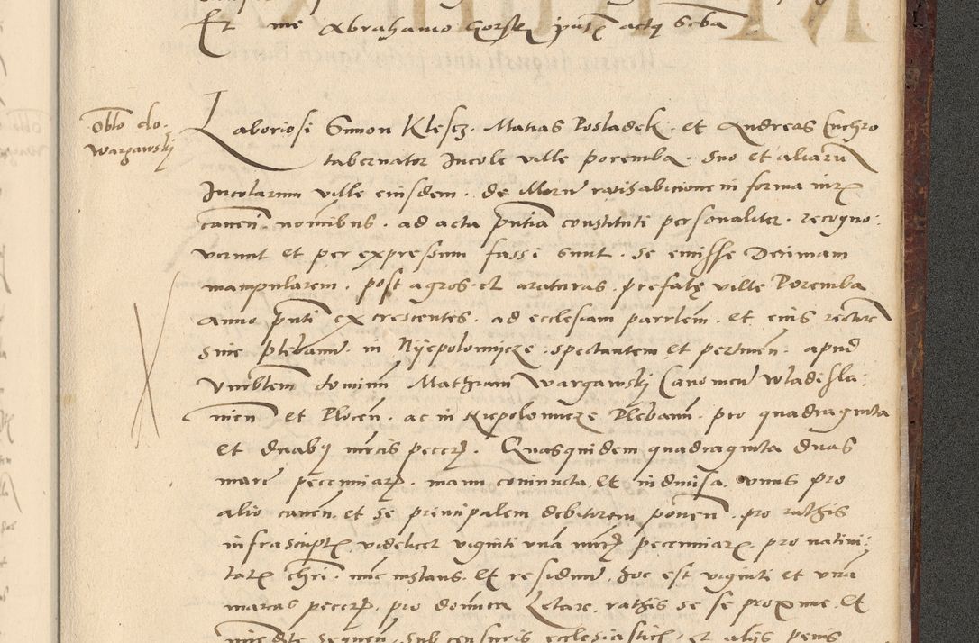 Zdjęcie nr 732 dla obiektu archiwalnego: Acta actorum causarum, sentenciarum et obligationum coram reverendo patre domino Paulo Crassowski Warscheviensi et Omnium Sanctorum preposito, canonico et officiali in spiritualibus generali Cracoviensi ad annum Domini millesimum quingentesimum quadragesimum primum, cuius indicio est quatuor decima, pontificatu (sic!) sanctissimi in Christo patris et domini nostri domini Pauli divina providencia pape tercii,, anno septimo, a die ac mense infrascriptis feliciter continuantur