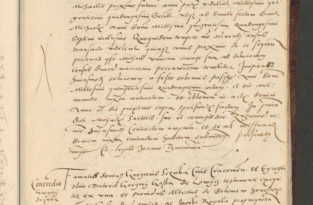 Zdjęcie nr 730 dla obiektu archiwalnego: Acta actorum causarum, sentenciarum et obligationum coram reverendo patre domino Paulo Crassowski Warscheviensi et Omnium Sanctorum preposito, canonico et officiali in spiritualibus generali Cracoviensi ad annum Domini millesimum quingentesimum quadragesimum primum, cuius indicio est quatuor decima, pontificatu (sic!) sanctissimi in Christo patris et domini nostri domini Pauli divina providencia pape tercii,, anno septimo, a die ac mense infrascriptis feliciter continuantur