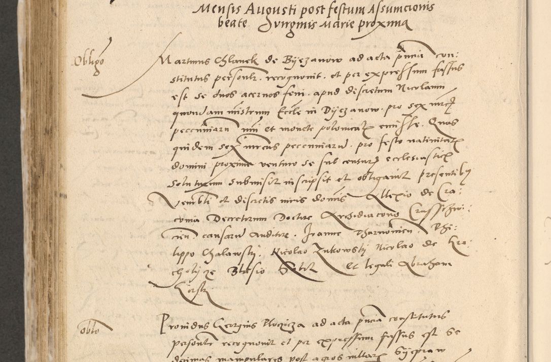 Zdjęcie nr 727 dla obiektu archiwalnego: Acta actorum causarum, sentenciarum et obligationum coram reverendo patre domino Paulo Crassowski Warscheviensi et Omnium Sanctorum preposito, canonico et officiali in spiritualibus generali Cracoviensi ad annum Domini millesimum quingentesimum quadragesimum primum, cuius indicio est quatuor decima, pontificatu (sic!) sanctissimi in Christo patris et domini nostri domini Pauli divina providencia pape tercii,, anno septimo, a die ac mense infrascriptis feliciter continuantur