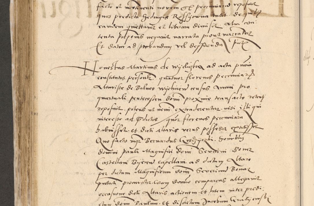 Zdjęcie nr 725 dla obiektu archiwalnego: Acta actorum causarum, sentenciarum et obligationum coram reverendo patre domino Paulo Crassowski Warscheviensi et Omnium Sanctorum preposito, canonico et officiali in spiritualibus generali Cracoviensi ad annum Domini millesimum quingentesimum quadragesimum primum, cuius indicio est quatuor decima, pontificatu (sic!) sanctissimi in Christo patris et domini nostri domini Pauli divina providencia pape tercii,, anno septimo, a die ac mense infrascriptis feliciter continuantur