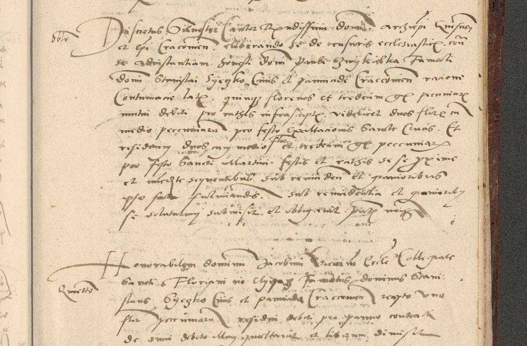 Zdjęcie nr 720 dla obiektu archiwalnego: Acta actorum causarum, sentenciarum et obligationum coram reverendo patre domino Paulo Crassowski Warscheviensi et Omnium Sanctorum preposito, canonico et officiali in spiritualibus generali Cracoviensi ad annum Domini millesimum quingentesimum quadragesimum primum, cuius indicio est quatuor decima, pontificatu (sic!) sanctissimi in Christo patris et domini nostri domini Pauli divina providencia pape tercii,, anno septimo, a die ac mense infrascriptis feliciter continuantur