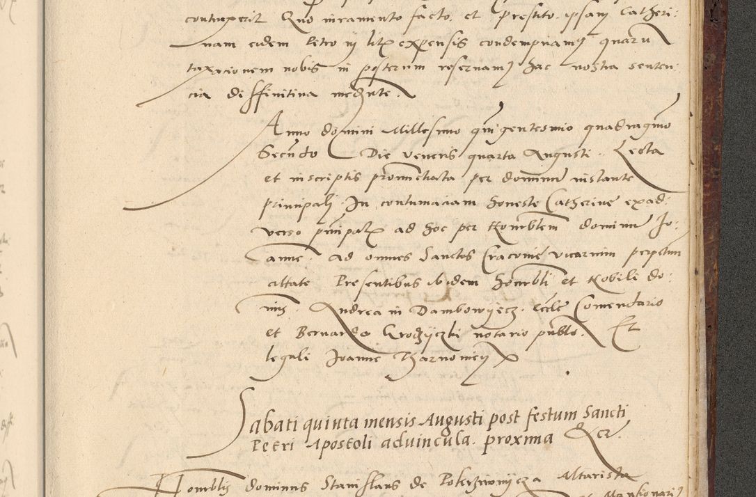 Zdjęcie nr 712 dla obiektu archiwalnego: Acta actorum causarum, sentenciarum et obligationum coram reverendo patre domino Paulo Crassowski Warscheviensi et Omnium Sanctorum preposito, canonico et officiali in spiritualibus generali Cracoviensi ad annum Domini millesimum quingentesimum quadragesimum primum, cuius indicio est quatuor decima, pontificatu (sic!) sanctissimi in Christo patris et domini nostri domini Pauli divina providencia pape tercii,, anno septimo, a die ac mense infrascriptis feliciter continuantur