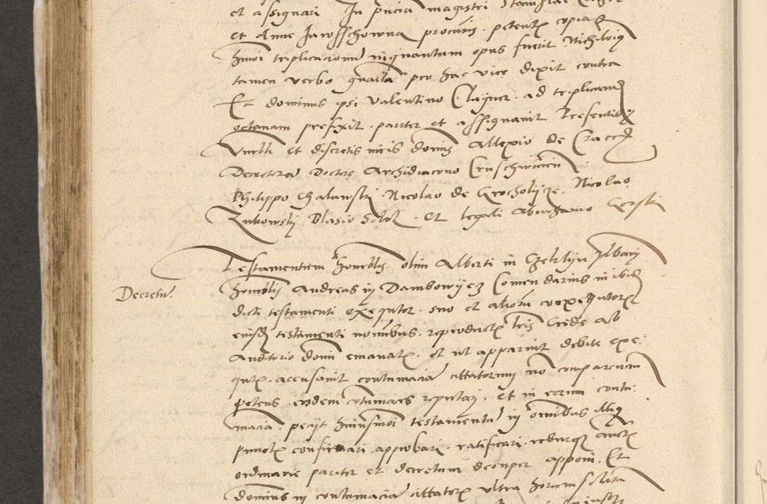 Zdjęcie nr 709 dla obiektu archiwalnego: Acta actorum causarum, sentenciarum et obligationum coram reverendo patre domino Paulo Crassowski Warscheviensi et Omnium Sanctorum preposito, canonico et officiali in spiritualibus generali Cracoviensi ad annum Domini millesimum quingentesimum quadragesimum primum, cuius indicio est quatuor decima, pontificatu (sic!) sanctissimi in Christo patris et domini nostri domini Pauli divina providencia pape tercii,, anno septimo, a die ac mense infrascriptis feliciter continuantur