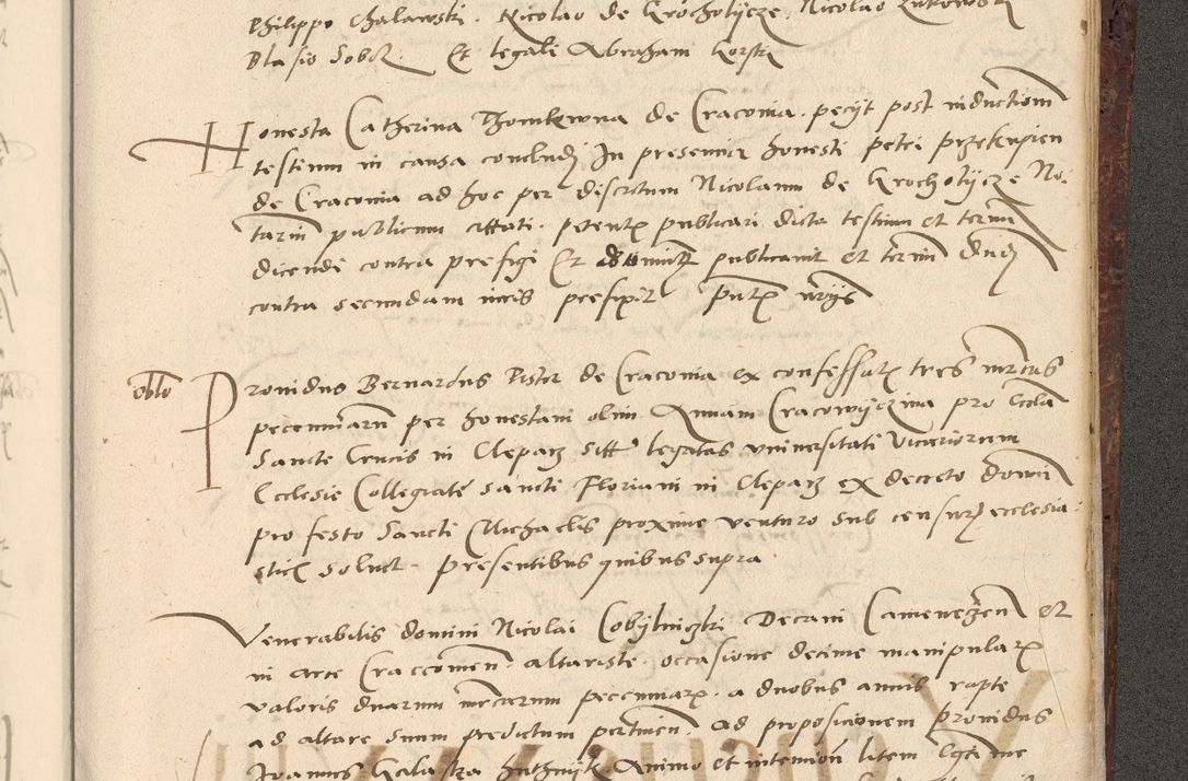 Zdjęcie nr 700 dla obiektu archiwalnego: Acta actorum causarum, sentenciarum et obligationum coram reverendo patre domino Paulo Crassowski Warscheviensi et Omnium Sanctorum preposito, canonico et officiali in spiritualibus generali Cracoviensi ad annum Domini millesimum quingentesimum quadragesimum primum, cuius indicio est quatuor decima, pontificatu (sic!) sanctissimi in Christo patris et domini nostri domini Pauli divina providencia pape tercii,, anno septimo, a die ac mense infrascriptis feliciter continuantur