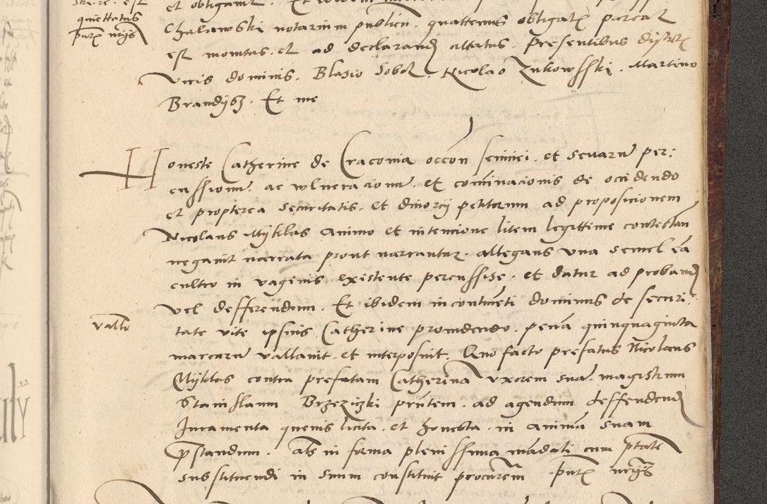 Zdjęcie nr 694 dla obiektu archiwalnego: Acta actorum causarum, sentenciarum et obligationum coram reverendo patre domino Paulo Crassowski Warscheviensi et Omnium Sanctorum preposito, canonico et officiali in spiritualibus generali Cracoviensi ad annum Domini millesimum quingentesimum quadragesimum primum, cuius indicio est quatuor decima, pontificatu (sic!) sanctissimi in Christo patris et domini nostri domini Pauli divina providencia pape tercii,, anno septimo, a die ac mense infrascriptis feliciter continuantur