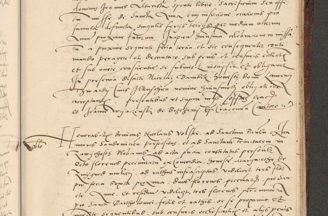 Zdjęcie nr 686 dla obiektu archiwalnego: Acta actorum causarum, sentenciarum et obligationum coram reverendo patre domino Paulo Crassowski Warscheviensi et Omnium Sanctorum preposito, canonico et officiali in spiritualibus generali Cracoviensi ad annum Domini millesimum quingentesimum quadragesimum primum, cuius indicio est quatuor decima, pontificatu (sic!) sanctissimi in Christo patris et domini nostri domini Pauli divina providencia pape tercii,, anno septimo, a die ac mense infrascriptis feliciter continuantur