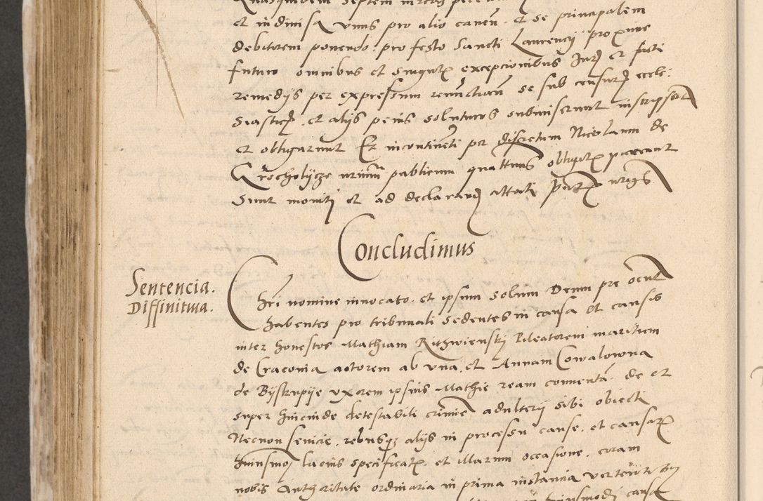 Zdjęcie nr 681 dla obiektu archiwalnego: Acta actorum causarum, sentenciarum et obligationum coram reverendo patre domino Paulo Crassowski Warscheviensi et Omnium Sanctorum preposito, canonico et officiali in spiritualibus generali Cracoviensi ad annum Domini millesimum quingentesimum quadragesimum primum, cuius indicio est quatuor decima, pontificatu (sic!) sanctissimi in Christo patris et domini nostri domini Pauli divina providencia pape tercii,, anno septimo, a die ac mense infrascriptis feliciter continuantur