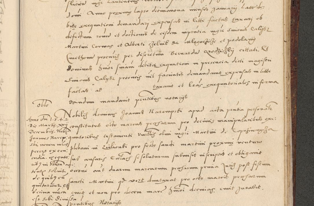 Zdjęcie nr 672 dla obiektu archiwalnego: Acta actorum causarum, sentenciarum et obligationum coram reverendo patre domino Paulo Crassowski Warscheviensi et Omnium Sanctorum preposito, canonico et officiali in spiritualibus generali Cracoviensi ad annum Domini millesimum quingentesimum quadragesimum primum, cuius indicio est quatuor decima, pontificatu (sic!) sanctissimi in Christo patris et domini nostri domini Pauli divina providencia pape tercii,, anno septimo, a die ac mense infrascriptis feliciter continuantur