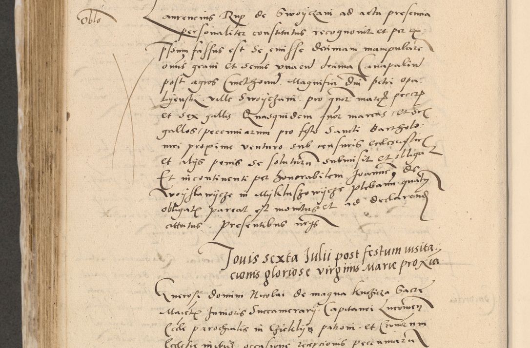 Zdjęcie nr 665 dla obiektu archiwalnego: Acta actorum causarum, sentenciarum et obligationum coram reverendo patre domino Paulo Crassowski Warscheviensi et Omnium Sanctorum preposito, canonico et officiali in spiritualibus generali Cracoviensi ad annum Domini millesimum quingentesimum quadragesimum primum, cuius indicio est quatuor decima, pontificatu (sic!) sanctissimi in Christo patris et domini nostri domini Pauli divina providencia pape tercii,, anno septimo, a die ac mense infrascriptis feliciter continuantur