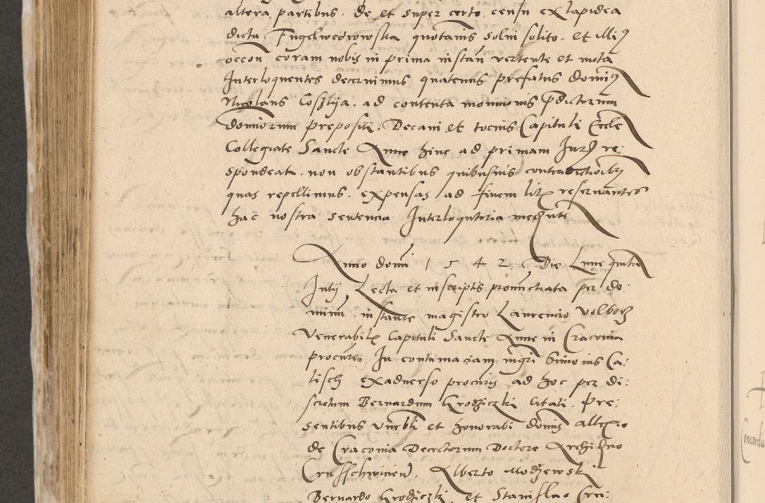 Zdjęcie nr 663 dla obiektu archiwalnego: Acta actorum causarum, sentenciarum et obligationum coram reverendo patre domino Paulo Crassowski Warscheviensi et Omnium Sanctorum preposito, canonico et officiali in spiritualibus generali Cracoviensi ad annum Domini millesimum quingentesimum quadragesimum primum, cuius indicio est quatuor decima, pontificatu (sic!) sanctissimi in Christo patris et domini nostri domini Pauli divina providencia pape tercii,, anno septimo, a die ac mense infrascriptis feliciter continuantur