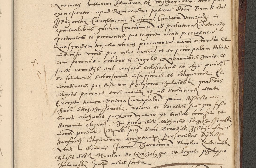 Zdjęcie nr 650 dla obiektu archiwalnego: Acta actorum causarum, sentenciarum et obligationum coram reverendo patre domino Paulo Crassowski Warscheviensi et Omnium Sanctorum preposito, canonico et officiali in spiritualibus generali Cracoviensi ad annum Domini millesimum quingentesimum quadragesimum primum, cuius indicio est quatuor decima, pontificatu (sic!) sanctissimi in Christo patris et domini nostri domini Pauli divina providencia pape tercii,, anno septimo, a die ac mense infrascriptis feliciter continuantur