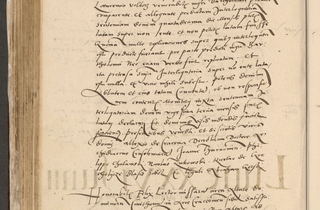 Zdjęcie nr 647 dla obiektu archiwalnego: Acta actorum causarum, sentenciarum et obligationum coram reverendo patre domino Paulo Crassowski Warscheviensi et Omnium Sanctorum preposito, canonico et officiali in spiritualibus generali Cracoviensi ad annum Domini millesimum quingentesimum quadragesimum primum, cuius indicio est quatuor decima, pontificatu (sic!) sanctissimi in Christo patris et domini nostri domini Pauli divina providencia pape tercii,, anno septimo, a die ac mense infrascriptis feliciter continuantur