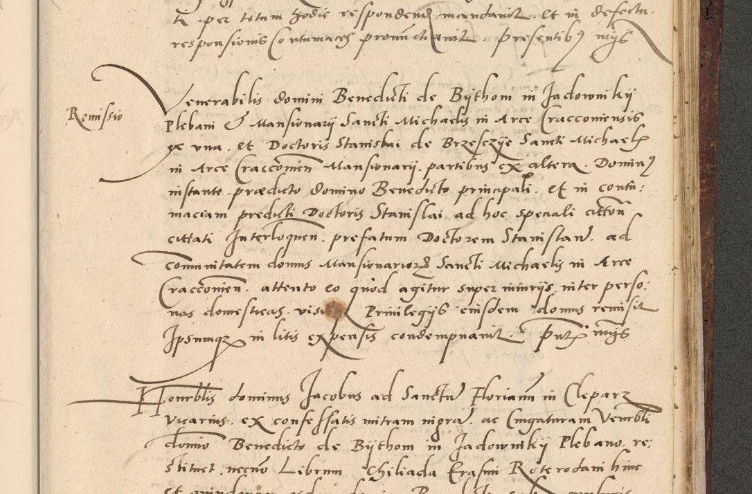 Zdjęcie nr 644 dla obiektu archiwalnego: Acta actorum causarum, sentenciarum et obligationum coram reverendo patre domino Paulo Crassowski Warscheviensi et Omnium Sanctorum preposito, canonico et officiali in spiritualibus generali Cracoviensi ad annum Domini millesimum quingentesimum quadragesimum primum, cuius indicio est quatuor decima, pontificatu (sic!) sanctissimi in Christo patris et domini nostri domini Pauli divina providencia pape tercii,, anno septimo, a die ac mense infrascriptis feliciter continuantur