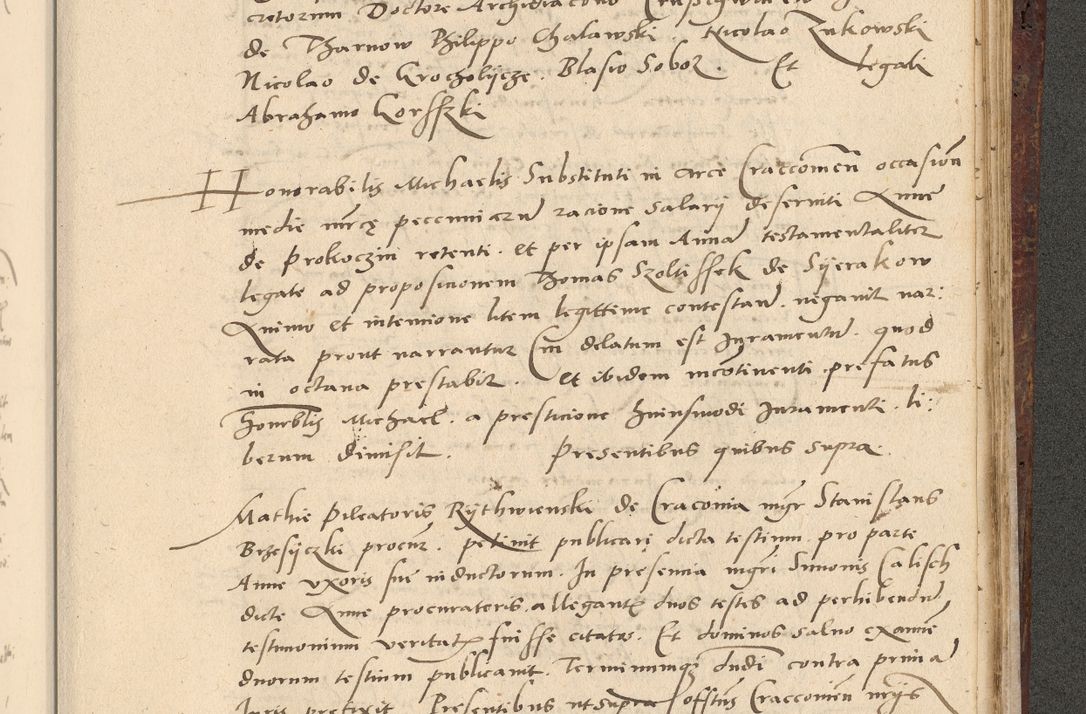 Zdjęcie nr 640 dla obiektu archiwalnego: Acta actorum causarum, sentenciarum et obligationum coram reverendo patre domino Paulo Crassowski Warscheviensi et Omnium Sanctorum preposito, canonico et officiali in spiritualibus generali Cracoviensi ad annum Domini millesimum quingentesimum quadragesimum primum, cuius indicio est quatuor decima, pontificatu (sic!) sanctissimi in Christo patris et domini nostri domini Pauli divina providencia pape tercii,, anno septimo, a die ac mense infrascriptis feliciter continuantur