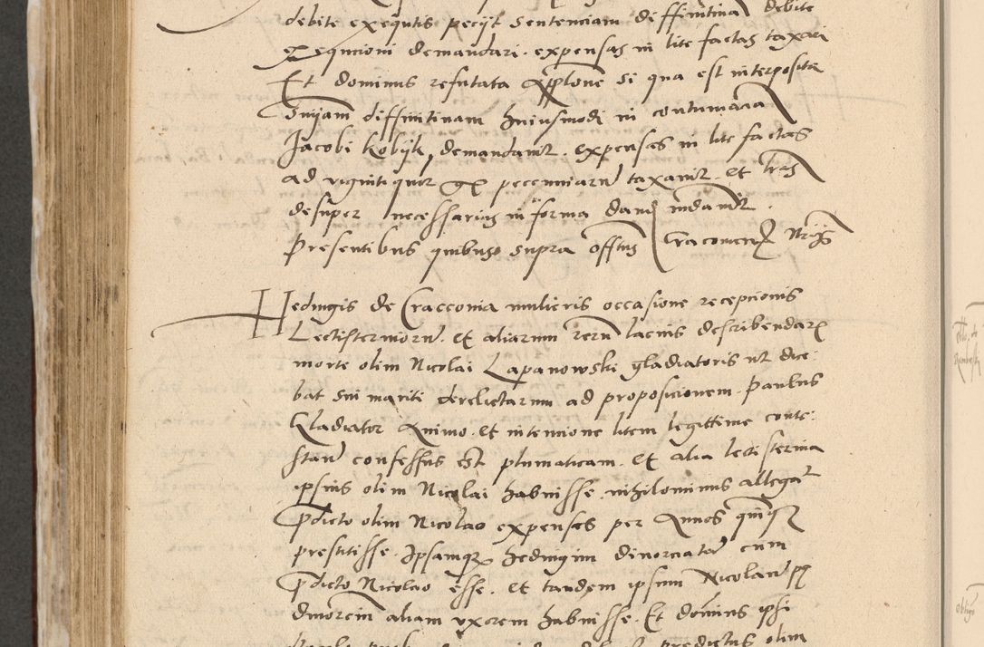 Zdjęcie nr 637 dla obiektu archiwalnego: Acta actorum causarum, sentenciarum et obligationum coram reverendo patre domino Paulo Crassowski Warscheviensi et Omnium Sanctorum preposito, canonico et officiali in spiritualibus generali Cracoviensi ad annum Domini millesimum quingentesimum quadragesimum primum, cuius indicio est quatuor decima, pontificatu (sic!) sanctissimi in Christo patris et domini nostri domini Pauli divina providencia pape tercii,, anno septimo, a die ac mense infrascriptis feliciter continuantur