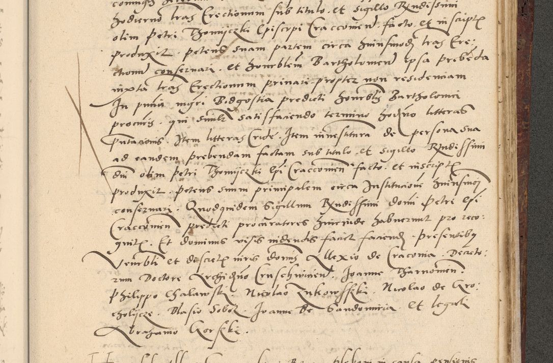 Zdjęcie nr 634 dla obiektu archiwalnego: Acta actorum causarum, sentenciarum et obligationum coram reverendo patre domino Paulo Crassowski Warscheviensi et Omnium Sanctorum preposito, canonico et officiali in spiritualibus generali Cracoviensi ad annum Domini millesimum quingentesimum quadragesimum primum, cuius indicio est quatuor decima, pontificatu (sic!) sanctissimi in Christo patris et domini nostri domini Pauli divina providencia pape tercii,, anno septimo, a die ac mense infrascriptis feliciter continuantur