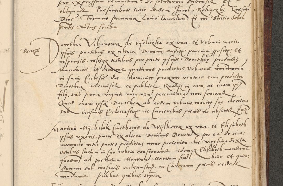 Zdjęcie nr 624 dla obiektu archiwalnego: Acta actorum causarum, sentenciarum et obligationum coram reverendo patre domino Paulo Crassowski Warscheviensi et Omnium Sanctorum preposito, canonico et officiali in spiritualibus generali Cracoviensi ad annum Domini millesimum quingentesimum quadragesimum primum, cuius indicio est quatuor decima, pontificatu (sic!) sanctissimi in Christo patris et domini nostri domini Pauli divina providencia pape tercii,, anno septimo, a die ac mense infrascriptis feliciter continuantur