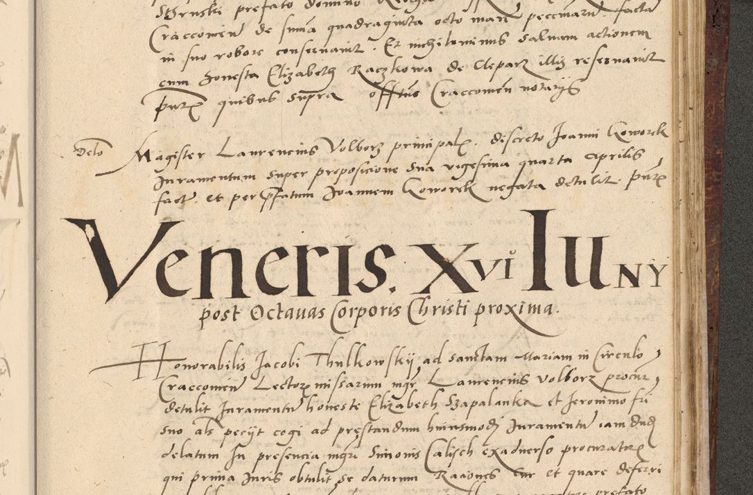 Zdjęcie nr 622 dla obiektu archiwalnego: Acta actorum causarum, sentenciarum et obligationum coram reverendo patre domino Paulo Crassowski Warscheviensi et Omnium Sanctorum preposito, canonico et officiali in spiritualibus generali Cracoviensi ad annum Domini millesimum quingentesimum quadragesimum primum, cuius indicio est quatuor decima, pontificatu (sic!) sanctissimi in Christo patris et domini nostri domini Pauli divina providencia pape tercii,, anno septimo, a die ac mense infrascriptis feliciter continuantur