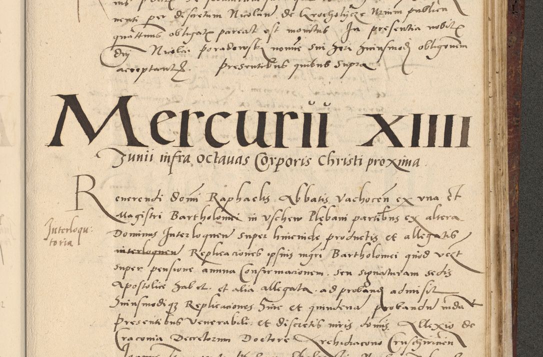 Zdjęcie nr 620 dla obiektu archiwalnego: Acta actorum causarum, sentenciarum et obligationum coram reverendo patre domino Paulo Crassowski Warscheviensi et Omnium Sanctorum preposito, canonico et officiali in spiritualibus generali Cracoviensi ad annum Domini millesimum quingentesimum quadragesimum primum, cuius indicio est quatuor decima, pontificatu (sic!) sanctissimi in Christo patris et domini nostri domini Pauli divina providencia pape tercii,, anno septimo, a die ac mense infrascriptis feliciter continuantur