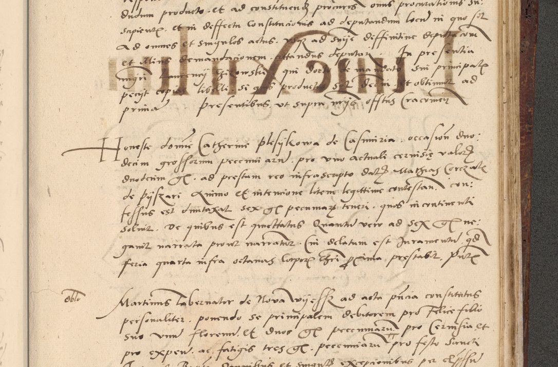 Zdjęcie nr 614 dla obiektu archiwalnego: Acta actorum causarum, sentenciarum et obligationum coram reverendo patre domino Paulo Crassowski Warscheviensi et Omnium Sanctorum preposito, canonico et officiali in spiritualibus generali Cracoviensi ad annum Domini millesimum quingentesimum quadragesimum primum, cuius indicio est quatuor decima, pontificatu (sic!) sanctissimi in Christo patris et domini nostri domini Pauli divina providencia pape tercii,, anno septimo, a die ac mense infrascriptis feliciter continuantur