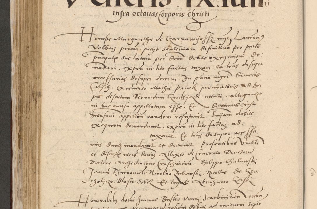 Zdjęcie nr 613 dla obiektu archiwalnego: Acta actorum causarum, sentenciarum et obligationum coram reverendo patre domino Paulo Crassowski Warscheviensi et Omnium Sanctorum preposito, canonico et officiali in spiritualibus generali Cracoviensi ad annum Domini millesimum quingentesimum quadragesimum primum, cuius indicio est quatuor decima, pontificatu (sic!) sanctissimi in Christo patris et domini nostri domini Pauli divina providencia pape tercii,, anno septimo, a die ac mense infrascriptis feliciter continuantur