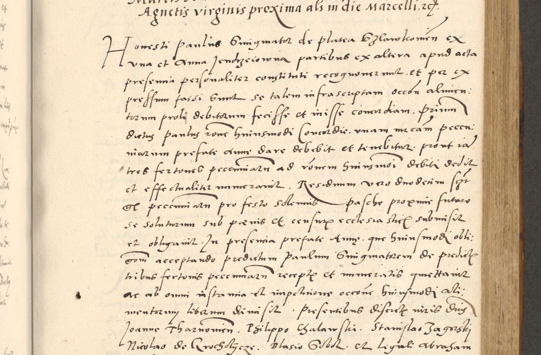 Zdjęcie nr 188 dla obiektu archiwalnego: [Acta actorum officialia coram Paula Crassowski]