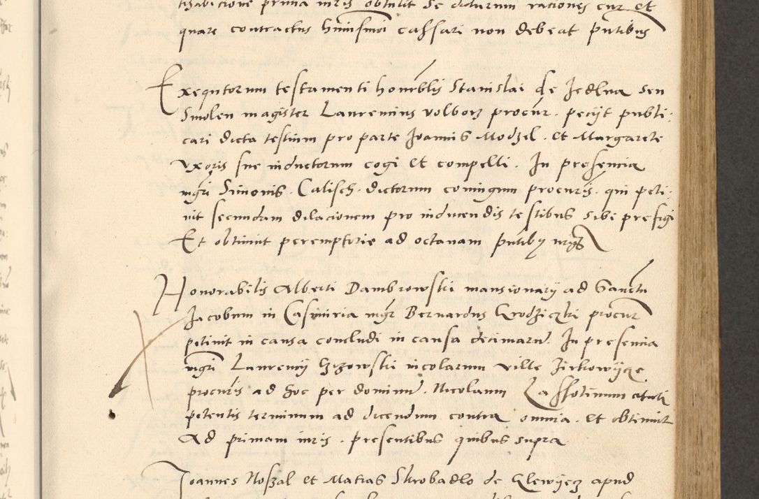 Zdjęcie nr 180 dla obiektu archiwalnego: [Acta actorum officialia coram Paula Crassowski]